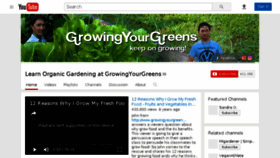 What Growingyourgreens.com website looked like in 2017 (6 years ago)