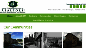 What Gdar.ca website looked like in 2017 (6 years ago)