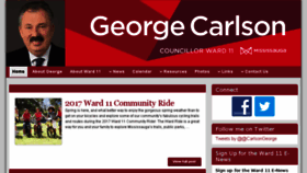 What Georgecarlson.ca website looked like in 2017 (6 years ago)