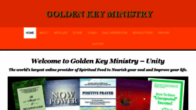 What Goldenkeyministry.com website looked like in 2017 (6 years ago)