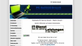 What Grosch-pc.de website looked like in 2017 (6 years ago)
