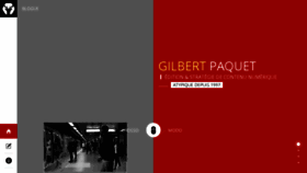 What Gilbertpaquet.com website looked like in 2017 (6 years ago)