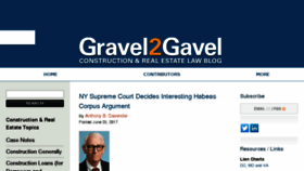 What Gravel2gavel.com website looked like in 2017 (6 years ago)