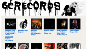 What Gcrecords.bandcamp.com website looked like in 2017 (6 years ago)