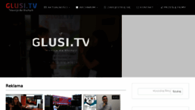 What Glusi.tv website looked like in 2017 (6 years ago)