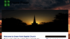 What Greenpointbaptist.org website looked like in 2017 (6 years ago)