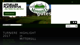 What Golfclub-mittersill.at website looked like in 2017 (6 years ago)