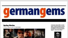 What Germangems.com website looked like in 2017 (6 years ago)