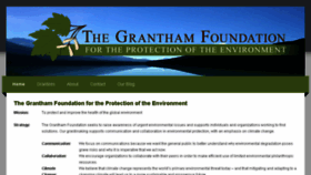 What Granthamfoundation.org website looked like in 2017 (6 years ago)