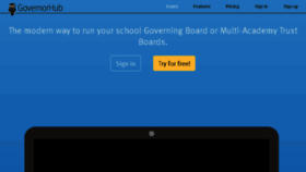 What Governorhub.com website looked like in 2017 (6 years ago)