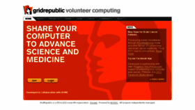 What Gridrepublic.org website looked like in 2017 (6 years ago)