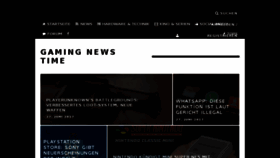 What Gamingnewstime.de website looked like in 2017 (6 years ago)