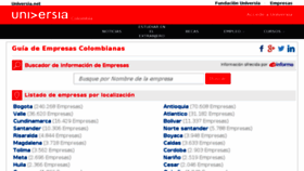 What Guiaempresas.universia.net.co website looked like in 2017 (6 years ago)
