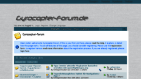 What Gyrocopter-forum.de website looked like in 2017 (6 years ago)