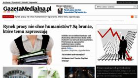 What Gazetamedialna.pl website looked like in 2017 (6 years ago)