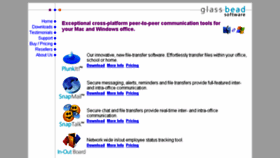 What Glassbead.com website looked like in 2017 (6 years ago)