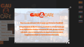 What Gaucafe.com website looked like in 2017 (6 years ago)
