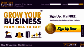 What Growyourbusinessclub.co.uk website looked like in 2017 (6 years ago)