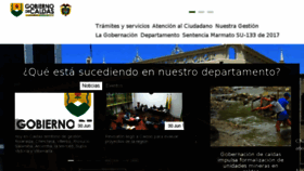 What Gobernaciondecaldas.gov.co website looked like in 2017 (6 years ago)