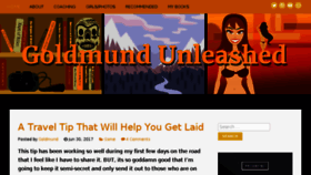 What Goldmundunleashed.com website looked like in 2017 (6 years ago)