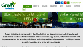 What Greeninitiative.me website looked like in 2017 (8 years ago)