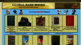 What Globalrarebooks.net website looked like in 2017 (6 years ago)