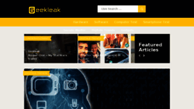 What Geekleak.dk website looked like in 2017 (6 years ago)