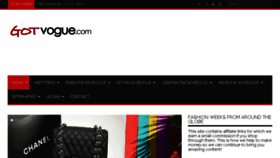 What Gotvogue.com website looked like in 2017 (6 years ago)
