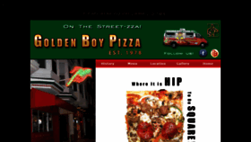 What Goldenboypizza.com website looked like in 2017 (6 years ago)