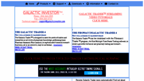 What Galacticinvestor.com website looked like in 2017 (6 years ago)