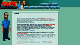 What Gametycoon.de website looked like in 2017 (6 years ago)