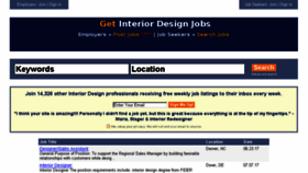 What Getinteriordesignjobs.com website looked like in 2017 (6 years ago)