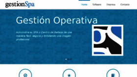 What Gestionspa.com website looked like in 2017 (6 years ago)