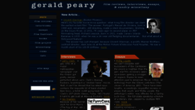 What Geraldpeary.com website looked like in 2017 (6 years ago)