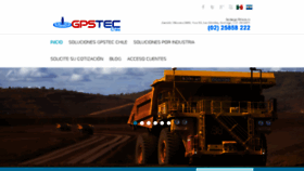 What Gpstec.cl website looked like in 2017 (6 years ago)
