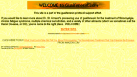 What Guaifenesin.com website looked like in 2017 (6 years ago)