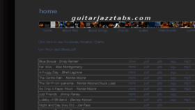 What Guitarjazztabs.com website looked like in 2017 (6 years ago)