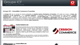 What Groupe-icf.com website looked like in 2017 (6 years ago)