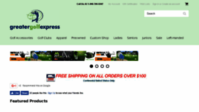 What Greatergolfexpress.com website looked like in 2017 (6 years ago)