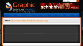 What Graphicdisplayworld.com website looked like in 2017 (6 years ago)
