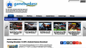 What Gamebunkerz.blogspot.in website looked like in 2017 (6 years ago)