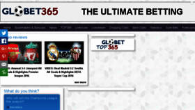What Globet365.com website looked like in 2017 (6 years ago)