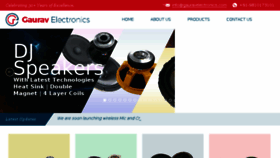 What Gauravelectronics.com website looked like in 2017 (6 years ago)