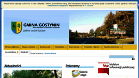What Gminagostynin.pl website looked like in 2017 (6 years ago)