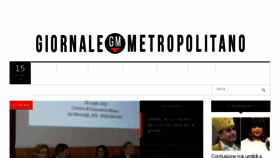 What Giornalemetropolitano.it website looked like in 2017 (6 years ago)