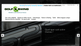 What Golfnswing.com website looked like in 2017 (6 years ago)