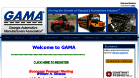 What Gama-georgia.org website looked like in 2017 (6 years ago)