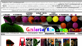 What Galerie-contemporaine.com website looked like in 2017 (6 years ago)