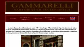 What Gammarelli.fr website looked like in 2017 (6 years ago)