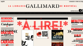 What Gallimardmontreal.com website looked like in 2017 (6 years ago)